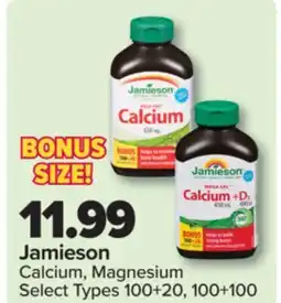 PharmaChoice Jamieson Calcium, Magnesium offer