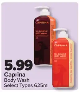 PharmaChoice Caprina Body Wash offer