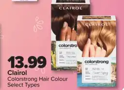 PharmaChoice Clairol Colorstrong Hair Colour offer