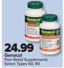 PharmaChoice Genacol Pain Relief Supplements offer