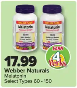 PharmaChoice Webber Naturals Melatonin offer