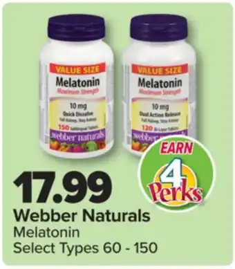 PharmaChoice Webber Naturals Melatonin offer