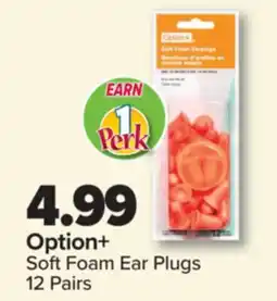 PharmaChoice Option+ Soft Foam Ear Plugs offer