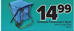 PharmaChoice Foldable Fisherman's Stool with Cooler Bag offer