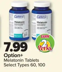 PharmaChoice Option+ Melatonin Tablets offer