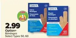 PharmaChoice Option+ Bandages offer