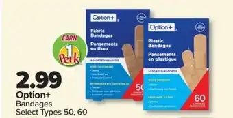 PharmaChoice Option+ Bandages offer