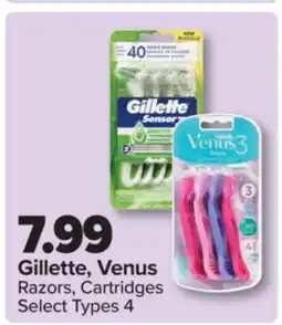 PharmaChoice Gillette, Venus Razors, Cartridges offer