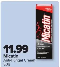 PharmaChoice Micatin Anti-Fungal Cream offer
