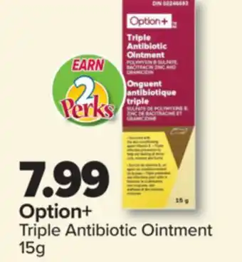 PharmaChoice Option+ Triple Antibiotic Ointment offer