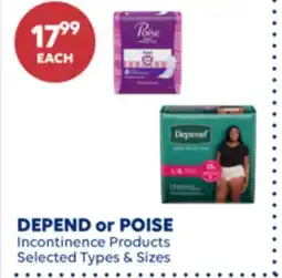 Wellwise by Shoppers DEPEND or POISE offer