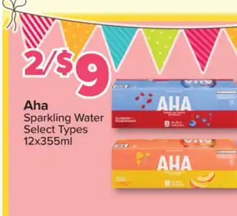PharmaChoice Aha Sparkling Water offer