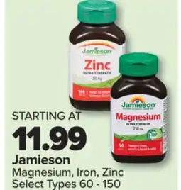 PharmaChoice Jamieson Magnesium, Iron, Zinc offer