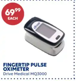 Wellwise by Shoppers FINGERTIP PULSE OXIMETER offer