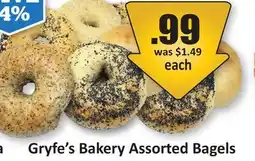 Starsky Gryfe's Bakery Assorted Bagels offer