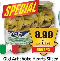 Starsky Gigi Artichoke Hearts Sliced offer