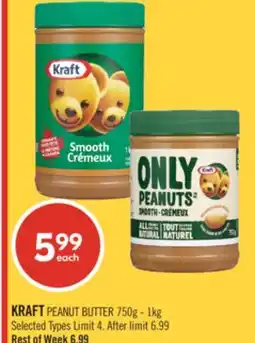 Shoppers Drug Mart KRAFT PEANUT BUTTER offer