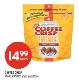 Shoppers Drug Mart COFFEE CRISP MINIS PANTRY SIZE BAG offer