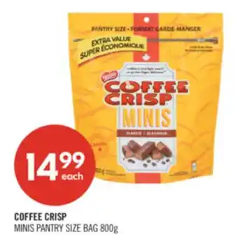 Shoppers Drug Mart COFFEE CRISP MINIS PANTRY SIZE BAG offer