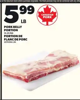 Independent City Market PORK BELLY PORTION offer