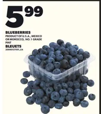 Independent City Market BLUEBERRIES, PINT offer