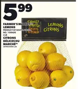 Independent City Market FARMER'S MARKET LEMONS, 2 LB offer