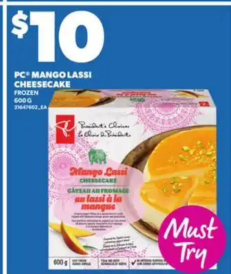 Independent City Market PC MANGO LASSI CHEESECAKE, 600 G offer