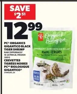 Independent City Market PC ORGANICS GIGANTICO BLACK TIGER SHRIMP, 300 G offer