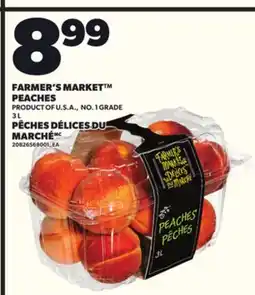 Independent City Market FARMER'S MARKET PEACHES, 3 L offer