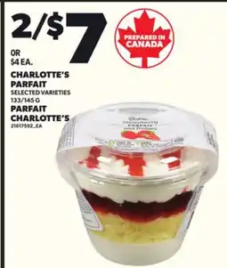 Independent City Market CHARLOTTE'S PARFAIT, 133/145 G offer
