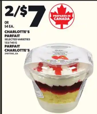 Independent City Market CHARLOTTE'S PARFAIT, 133/145 G offer