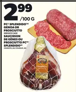 Independent City Market PC SPLENDIDO PC SPLENDIDO GENOA OR PROSCIUTTO offer