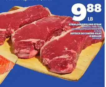 Independent City Market STRIPLOIN GRILLING STEAK offer