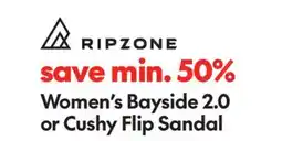 Sport Chek RIPZONE WOMEN'S CUSHY FLIP SANDAL offer