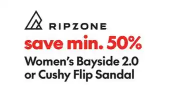 Sport Chek RIPZONE WOMEN'S CUSHY FLIP SANDAL offer