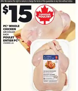Independent City Market PC WHOLE CHICKEN offer