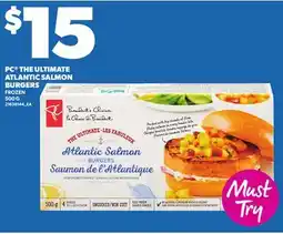 Independent City Market PC THE ULTIMATE ATLANTIC SALMON, 500 G BURGERS offer
