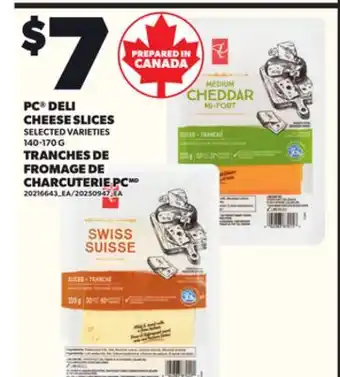 Independent City Market PC DELI CHEESE SLICES, 140-170 G offer