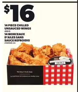 Independent City Market 14 PIECE CHILLED UNSAUCED WINGS, 490 G offer