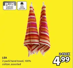 JYSK LEA 2-pack hand towel 2-pack offer