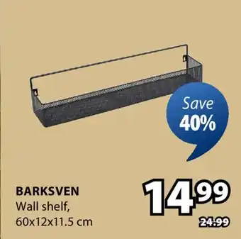 JYSK BARKSVEN Wall shelf offer
