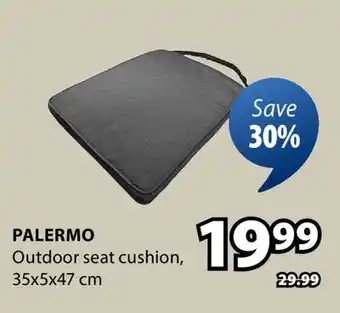 JYSK PALERMO Outdoor seat cushion offer