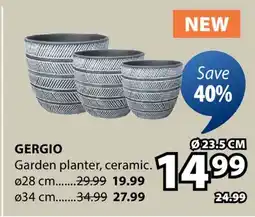 JYSK GERGIO Garden planter offer