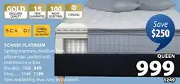 JYSK SCANDI PLATINUM Spring mattress offer