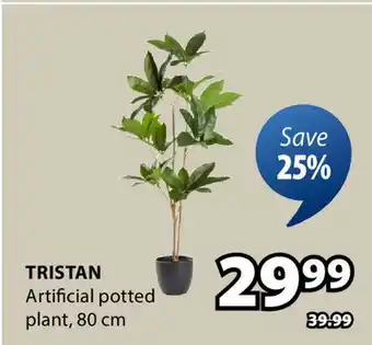 JYSK TRISTAN Artificial potted plant offer