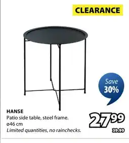 JYSK HANSE Patio side table offer