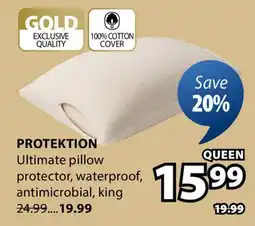 JYSK PROTEKTION Ultimate pillow protector Queen offer