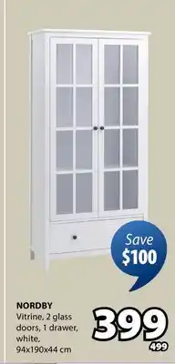 JYSK NORDBY Vitrine offer