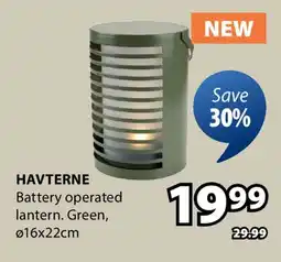 JYSK HAVTERNE Battery offer