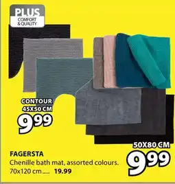 JYSK FAGERSTA Chenille bath mat offer